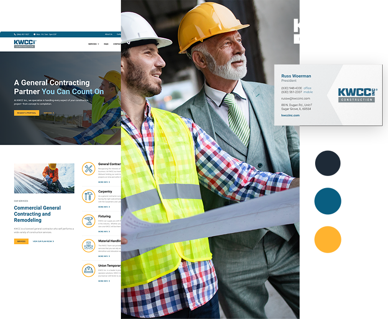 construction website design